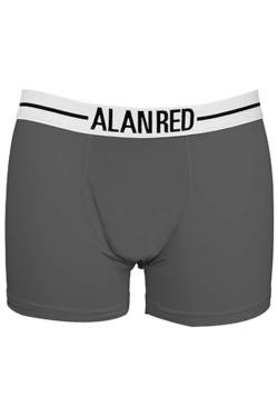 Alan Red Lasting Boxershorts grau, Einfarbig von Alan Red