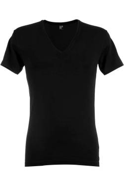 Alan Red NO-V Body Fit T-Shirt Doppelpack schwarz, Einfarbig von Alan Red