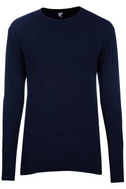 Alan Red Olbia Body Fit Longsleeve marine, Einfarbig von Alan Red