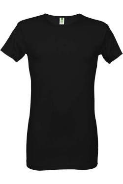 Alan Red Slim Fit T-Shirt Rundhals schwarz, Einfarbig von Alan Red