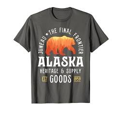 Juneau Alaska Shirt Bear The Final Frontier Family Vacation T-Shirt von Alaska by 14th Floor