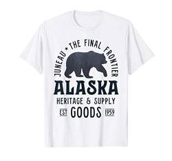 Juneau Alaska Shirt Bear The Final Frontier Family Vacation T-Shirt von Alaska by 14th Floor