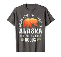 Kodiak Alaska Shirt Bear The Final Frontier Family Vacation T-Shirt von Alaska by 14th Floor