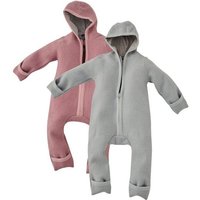 Alavya Home® Overall Walkoverall Bio-Schurwolle (SET, 2-tlg., Jumpsuit) Wollfleece mit Reißverschluss, Walk Woll-Anzug für Kleinkind und Baby von Alavya Home