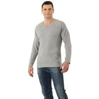 Albert Kreuz Langarmshirt Bio Henley-Shirt Raglan gerippt Langarm von Albert Kreuz