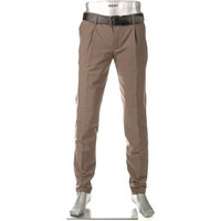 Alberto Golf Herren Golfhose braun Mikrofaser von Alberto Golf