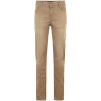 ALBERTO Luxury T400® Jeanshose "Pipe", Used-Waschung, für Herren, beige, 29/32 von Alberto