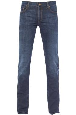 Alberto Authentic Denim Regular Fit Jeans navy, Washed von Alberto