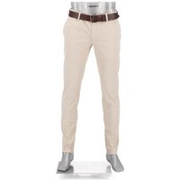 Alberto Herren Chino beige Cotton Slim Fit von Alberto