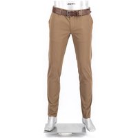 Alberto Herren Chino braun Cotton Slim Fit von Alberto