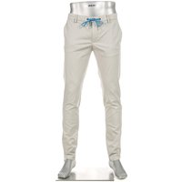 Alberto Herren Hose grau Cotton Slim Fit von Alberto