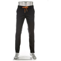 Alberto Herren Hose schwarz Cotton Slim Fit von Alberto