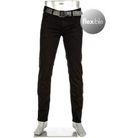 Alberto Herren Jeans schwarz Baumwolle von Alberto