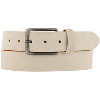 Alberto Herren Ledergürtel beige Veloursleder von Alberto