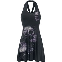 Alchemy England - Gothic Kurzes Kleid - Dead Flowers - S bis XL - für Damen - Größe L - schwarz von Alchemy England