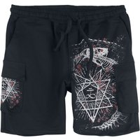 Alchemy England - Gothic Short - Ouroboros Shorts - S bis XXL - für Männer - Größe M - schwarz von Alchemy England