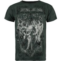 Alchemy England - Gothic T-Shirt - Miserere Mei - S bis 4XL - für Männer - Größe 3XL - dunkelgrün von Alchemy England