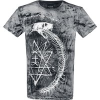 Alchemy England - Gothic T-Shirt - Ouroboros Snake - S bis 4XL - für Männer - Größe 3XL - schwarz von Alchemy England