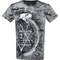 Alchemy England - Gothic T-Shirt - Ouroboros Snake - S bis 4XL - für Männer - Größe 4XL - schwarz von Alchemy England