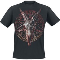 Alchemy England T-Shirt - Devil Goat - S bis 4XL - für Männer - Größe 3XL - schwarz von Alchemy England