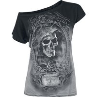 Alchemy England T-Shirt - Saint Levantius - S bis 4XL - für Damen - Größe 3XL - grau von Alchemy England