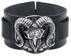 Alchemy Gothic Gears of Aiwass Männer Lederarmband Standard, Leder, Gothic von Alchemy Gothic