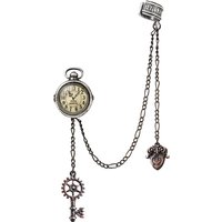 Alchemy Gothic - Gothic Ohrstecker - Uncle Albert's Timepiece - für Damen - silberfarben von Alchemy Gothic