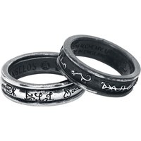 Alchemy Gothic - Gothic Ring - Demons and Angels - für Damen von Alchemy Gothic