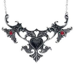 Alchemy Gothic Mon Amour De Soubise Frauen Halskette silberfarben Hartzinn Gothic, Rockwear von Alchemy Gothic