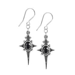 Alchemy Gothic Sterne Leben Earrings Frauen Ohrring silberfarben Hartzinn Fashion & Style, Gothic von Alchemy Gothic