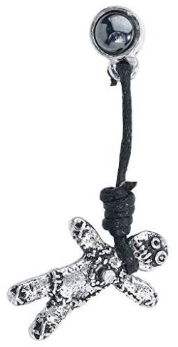 Alchemy Gothic Voodoo Doll Single Stud Ohrstecker silberfarben von Alchemy Gothic