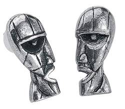 Pink Floyd Division Ohrstecker-Set silberfarben von Alchemy Gothic