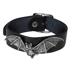 Alchemy Fledermaus Bat Armband Batcave Punk Gothic Lederarmband Fledermäuse von Alchemy