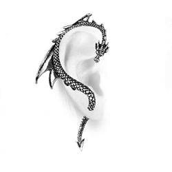 Gothic Drachen Dragon Fantasy Ohrring Drache Ohrschmuck Ohrstecker von Alchemy