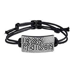 Iron Maiden Band Logo Armband offizielles Merchandise Bandlogo von Alchemy