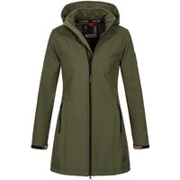 Alessandro Salvarini Softshelljacke Alessia lang mit abnehmbarer Kapuze von Alessandro Salvarini