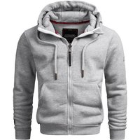 Alessandro Salvarini Sweatjacke ASBergamo aus hochwertigem, warmem Material von Alessandro Salvarini