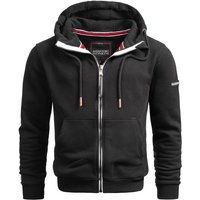 Alessandro Salvarini Sweatjacke ASBergamo aus hochwertigem, warmem Material von Alessandro Salvarini