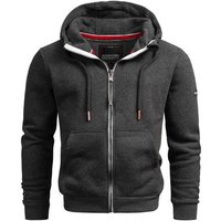 Alessandro Salvarini Sweatjacke ASBergamo aus hochwertigem, warmem Material von Alessandro Salvarini