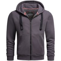 Alessandro Salvarini Sweatjacke ASLomborio warme Kapuzenjacke von Alessandro Salvarini