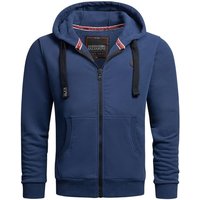 Alessandro Salvarini Sweatjacke ASLomborio warme Kapuzenjacke von Alessandro Salvarini