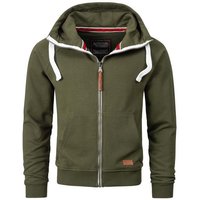 Alessandro Salvarini Sweatjacke ASParma Sweatjacke mit zwei farbigem Reißverschluss von Alessandro Salvarini