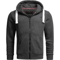 Alessandro Salvarini Sweatjacke ASVinzent warmer Hoodie von Alessandro Salvarini