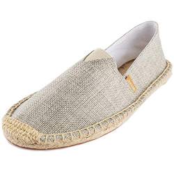 Alexis Leroy Espadrilles Slip On Casual Leichte Einfarbig Espadryle für Herren Beige 41 EU von Alexis Leroy