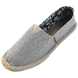 Alexis Leroy Original Komfortable Herren Espadrilles aus Chambray Grau 41 EU von Alexis Leroy