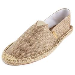 Alexis Leroy Pureness Textile Damen Flache Espadrilles, Massives Apricot, 38/38.5 EU von Alexis Leroy