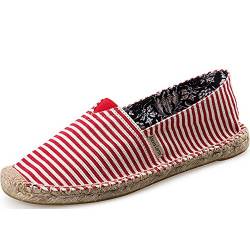 Alexis Leroy Slipper Ballerinas Damen Espadrilles Rot 4 UK / 37 EU von Alexis Leroy