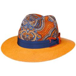 Paisley Crown Panama Sommerhut by Alfonso DEste von Alfonso D´Este