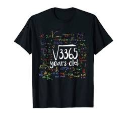 58 Jahre Wurzel Mathematisch Mathe T-Shirt von Algebra Mathematisch Geometrie Mathematik