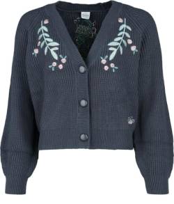 Alice im Wunderland Curios and Curioser Frauen Cardigan dunkelblau XXL von Alice im Wunderland